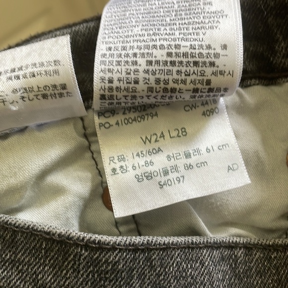 Levi's 501 - Slim denim jeans Black Wash - 24x28 - Picture 11 of 12